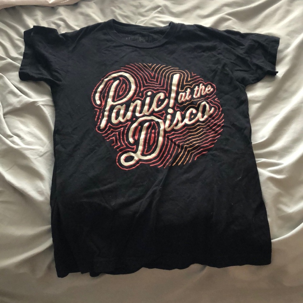 Panic! At the disco black graphic Tee